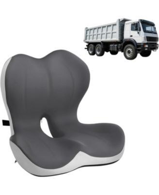 Memory Foam Seat Cushion, Lumbar-Hip Integrated Pad, Pain Relief and Posture Support, Breathable, Washable, Non-Slip, for Office Chair, Car