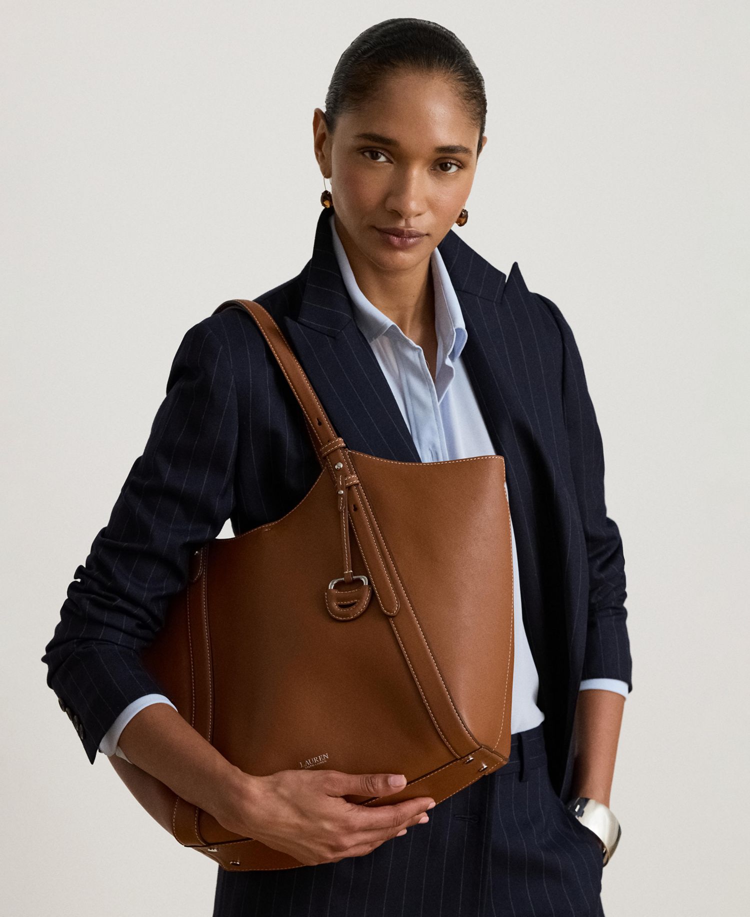 Tasha Leather Extra-Large Tote Bag