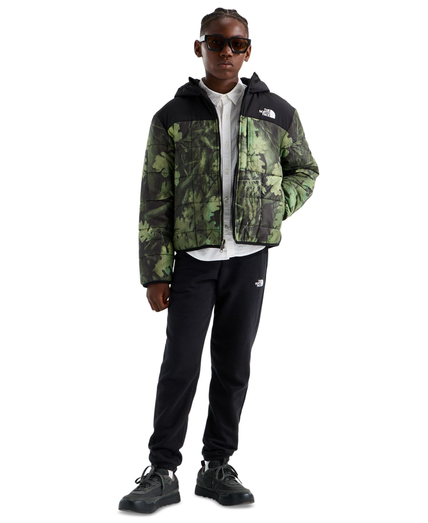 Boys' 8-20 Reversible Long-Sleeve Full-Zip Hooded Jacket