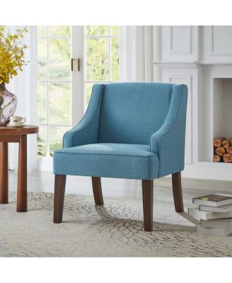  Mid-Century Modern Upholstered Fabric Accent Chair