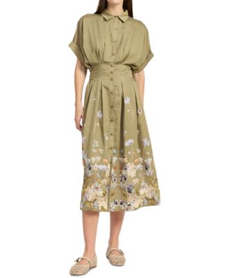Women's Yvette Short-Sleeve Midi Dress