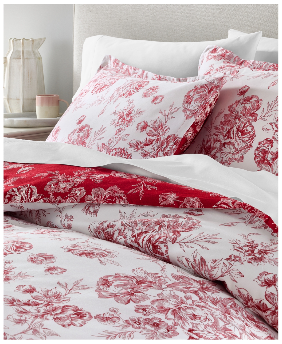 Charter Club Primrose Toile 2-Piece Duvet Cover Set, Twin/Twin Xl, Macy's Exclusive