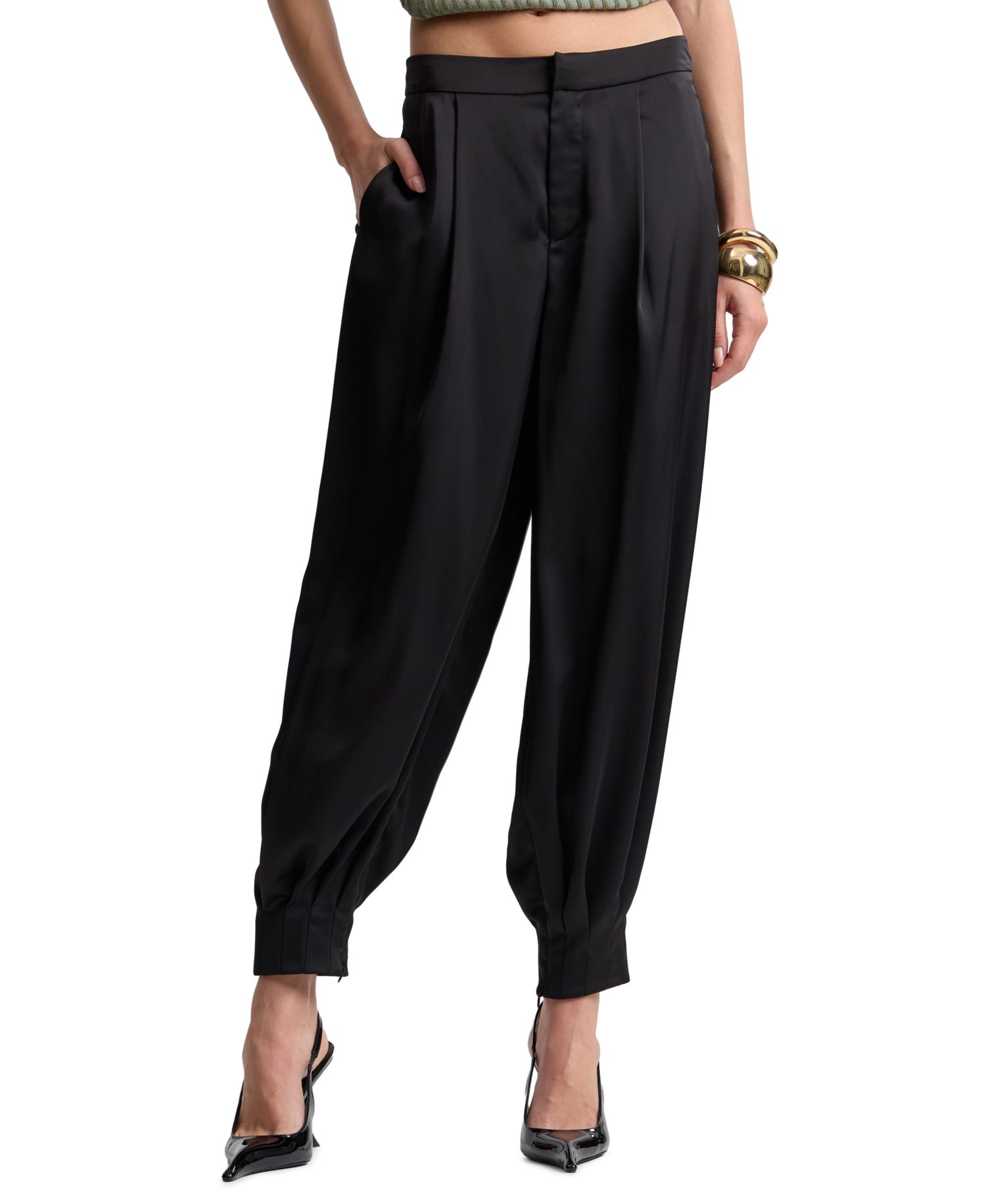 Women's Pleated Balloon Pants