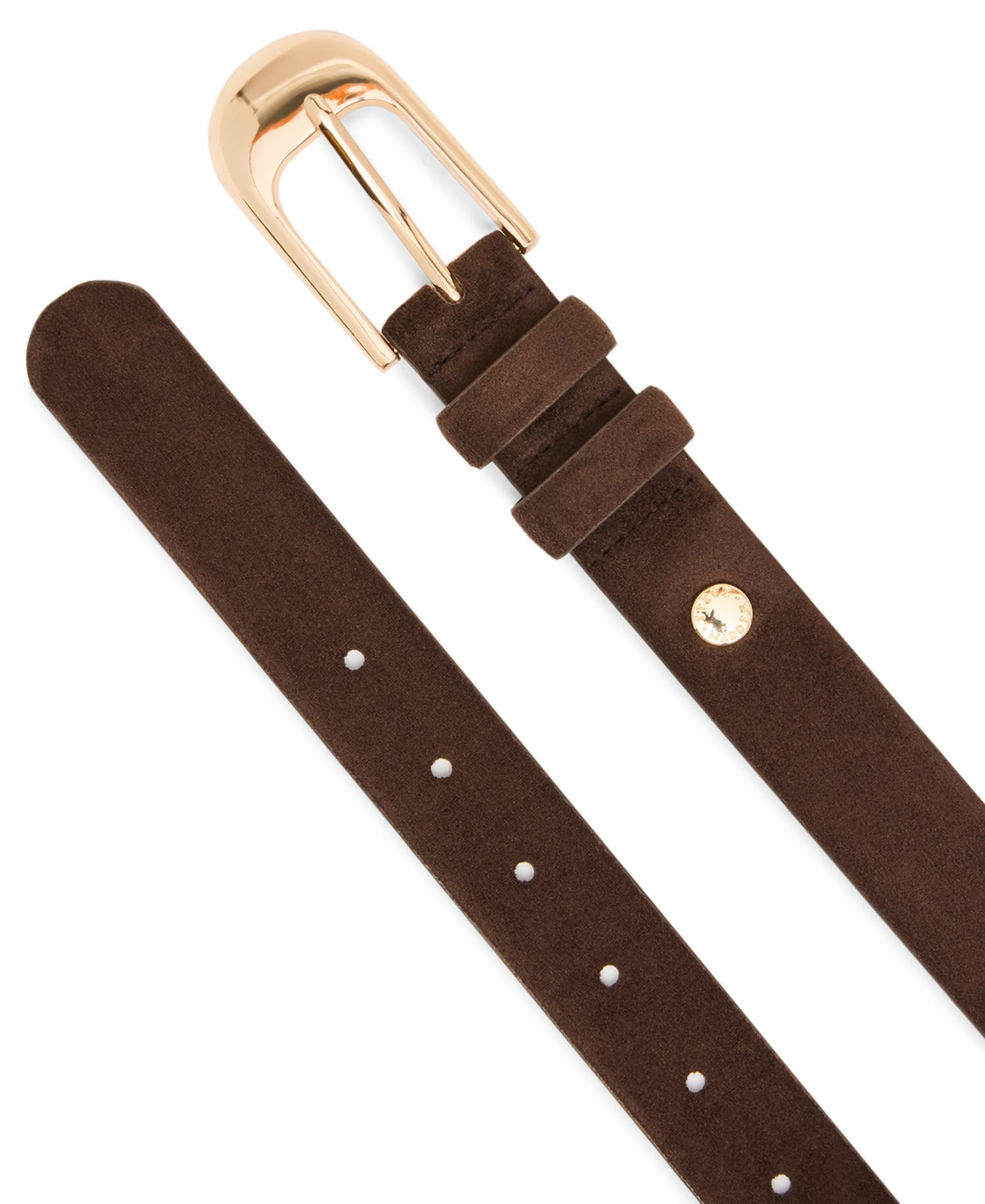 Feathered Edge Buckle Closure Belt