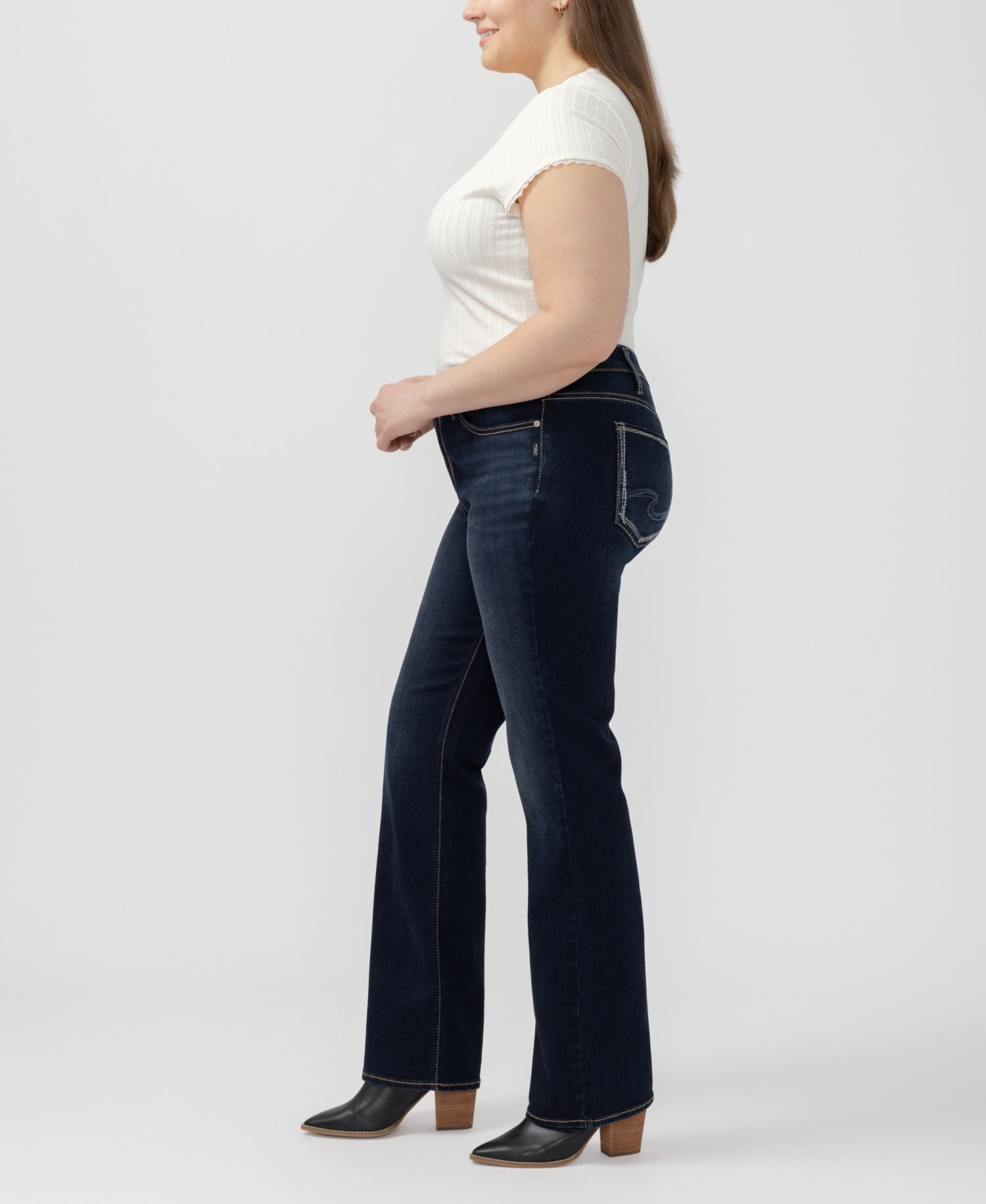 Plus Size Suki Curvy Fit Slim Bootcut Jeans