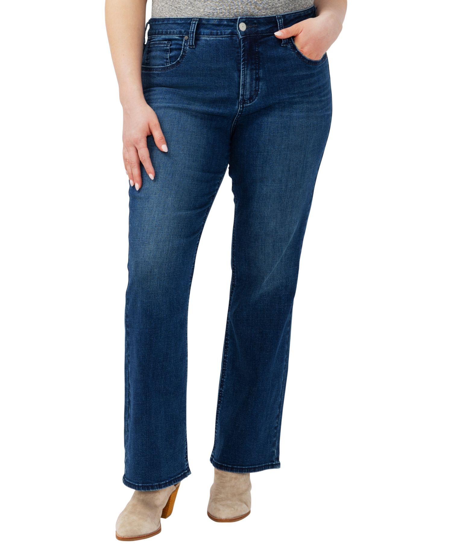 Plus Size Avery Curvy Fit Bootcut Jeans