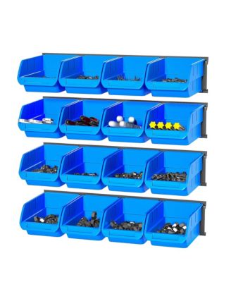 Wall Mounted Plastic Hardware Organizer Storage System