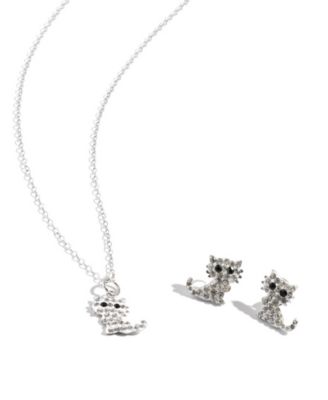 Giani Bernini Pave Cat Jewelry Collection in Sterling Silver