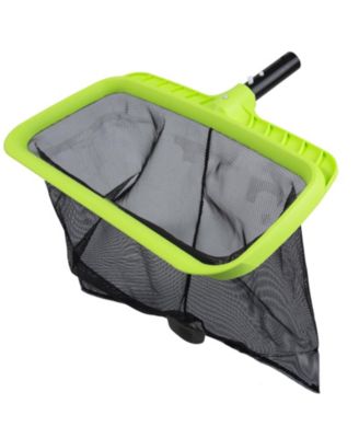 Swimming Pool Leaf Skimmer Net Reinforced Frame Deep Rake Plastic Edge