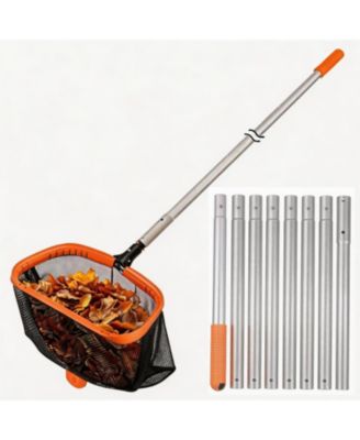 Pool Skimmer Net Aluminum Pole Leaf Rake