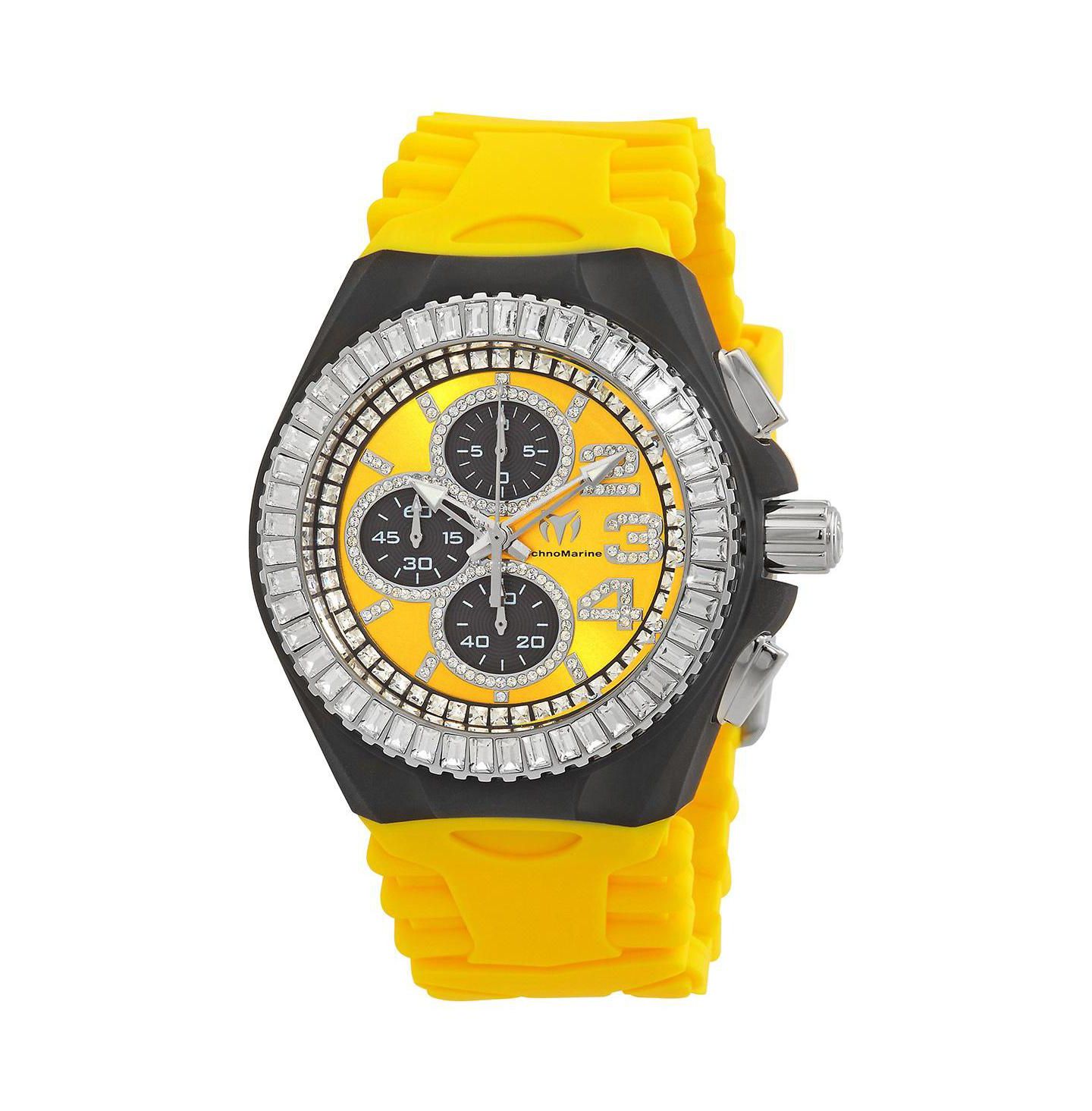 Мужские часы TechnoMarine TM-121184 Cruise JellyFish Quartz Dial, цвет: Жёлтый — фото 1