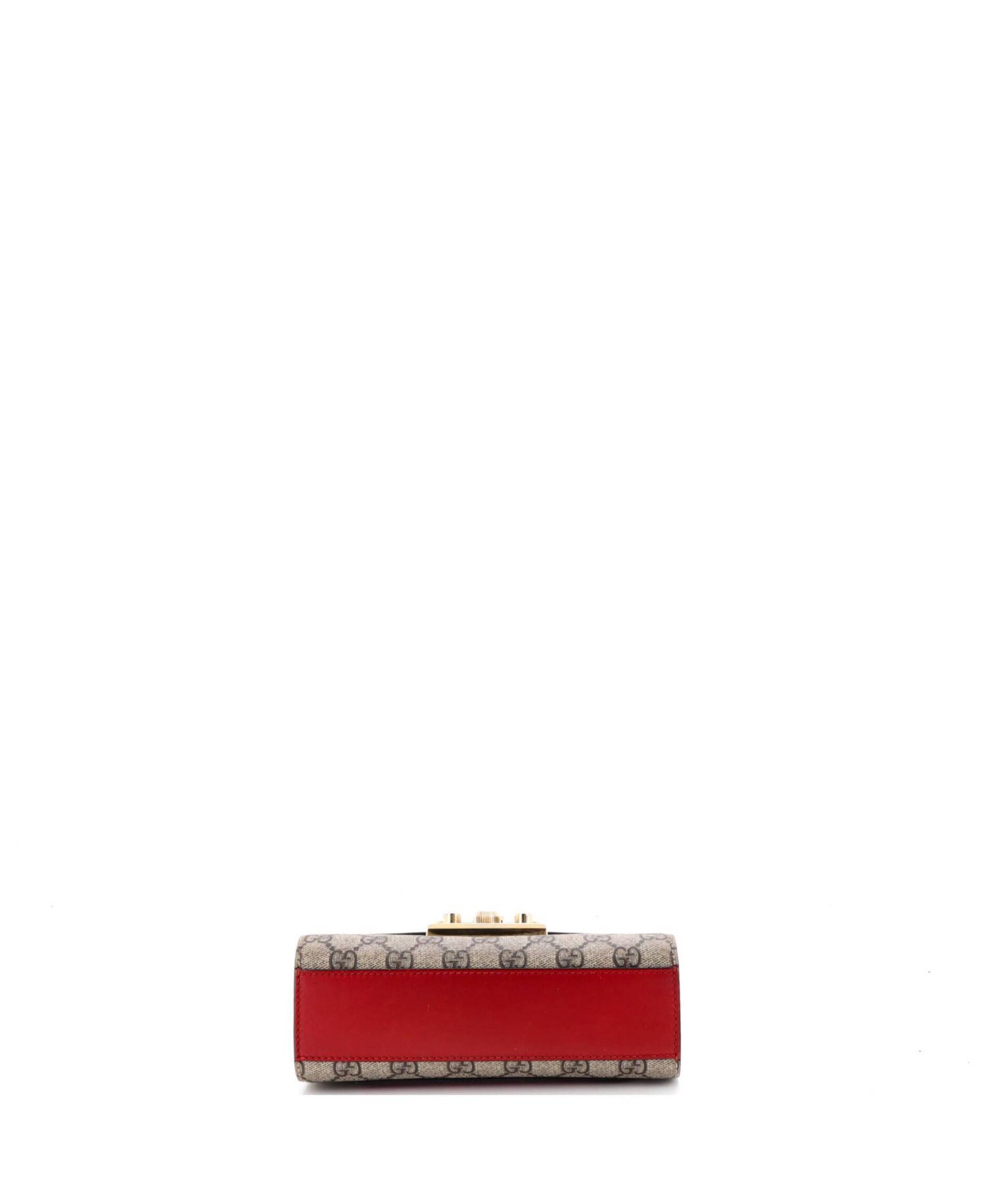 Small Padlock Shoulder Bag GG Coated Canvas and Leather
