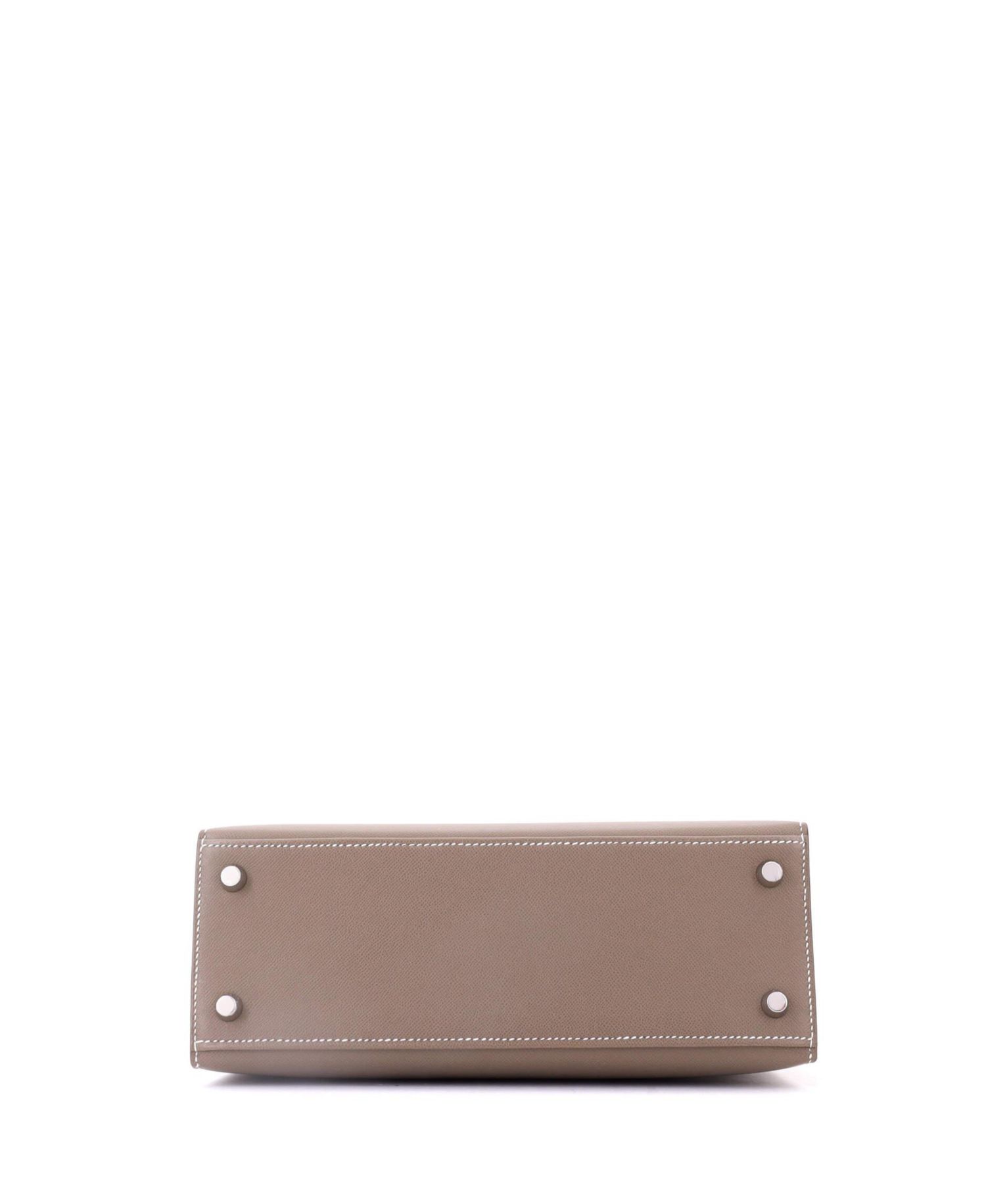 Kelly 25 Handbag Madame with Palladium Hardware