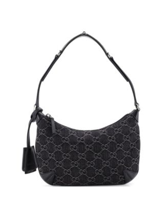 Small Horsebit Slim Shoulder Bag GG Denim with Leather