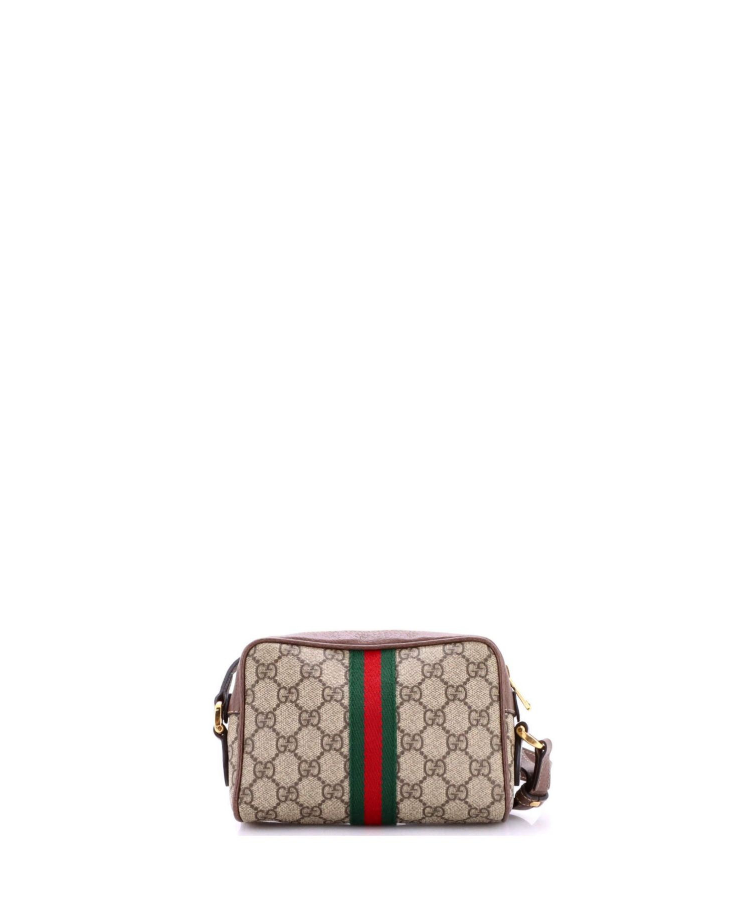 Mini Ophidia Shoulder Bag GG Coated Canvas