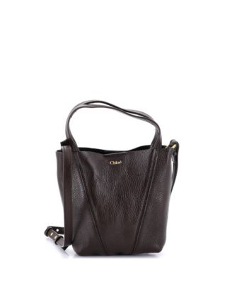 Small Spin Tote Leather