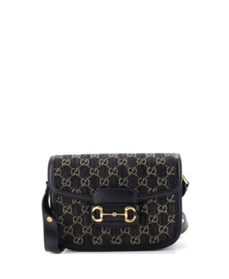 Small Horsebit 1955 Shoulder Bag GG Denim