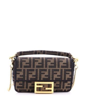 Mini Baguette NM Bag Zucca Canvas