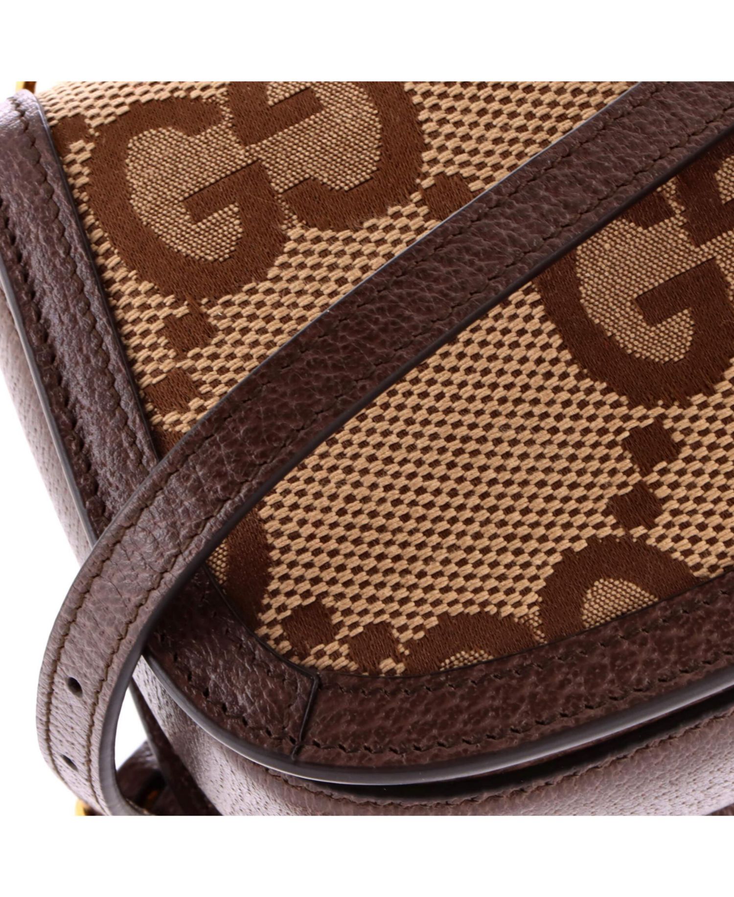 Mini Bamboo 1947 Top Handle Bag Jumbo GG Canvas