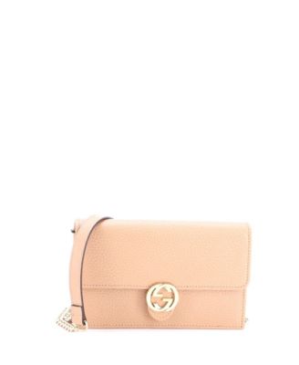 Interlocking Wallet on Chain Leather