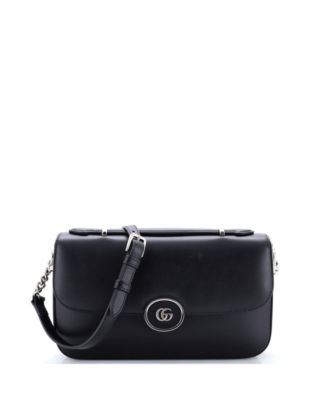 Small Petite GG Flap Shoulder Bag Leather