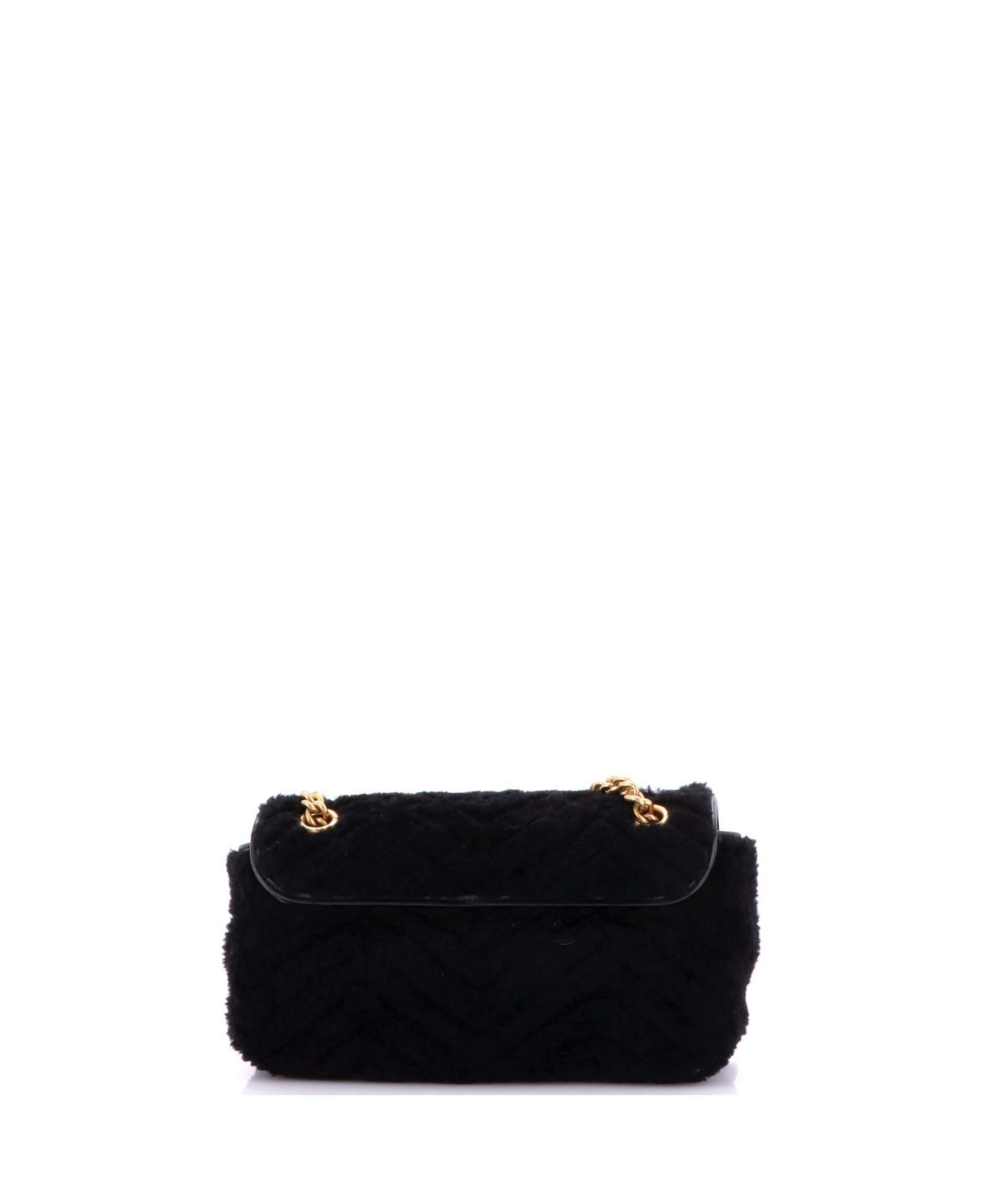 Small GG Marmont Flap Bag Matelasse Shearling