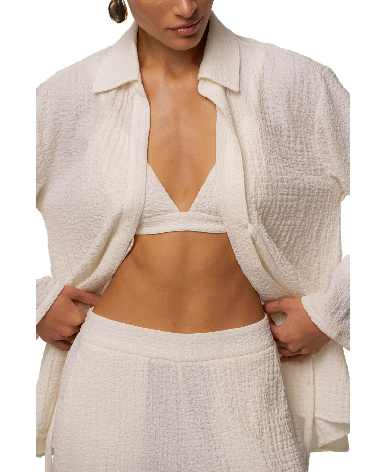 Women's Unwind Tie-Front Blouse