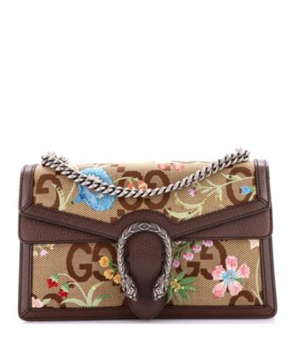 Small Dionysus Bag Embroidered Jumbo GG Canvas
