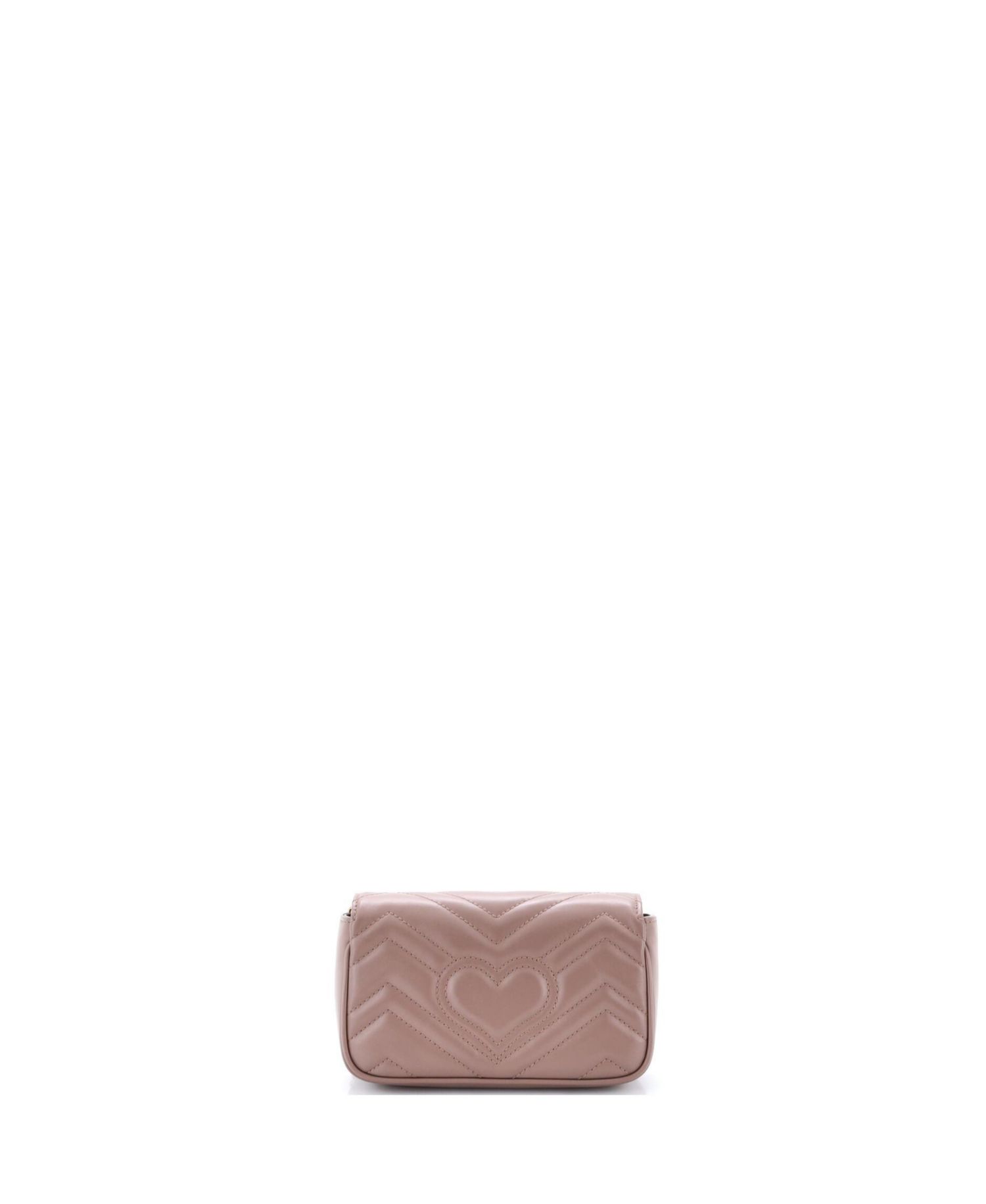 Super Mini GG Marmont Flap Bag Matelasse Leather