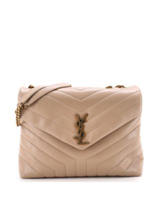 Medium Loulou Shoulder Bag Matelasse Chevron Leather