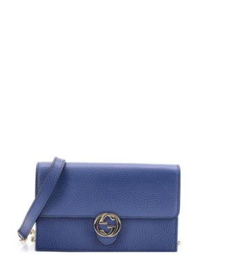 Interlocking Wallet on Chain Leather