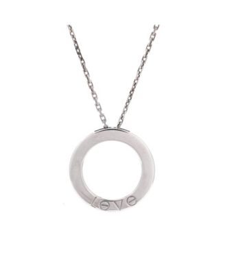 6 Diamonds Love Pendant Necklace