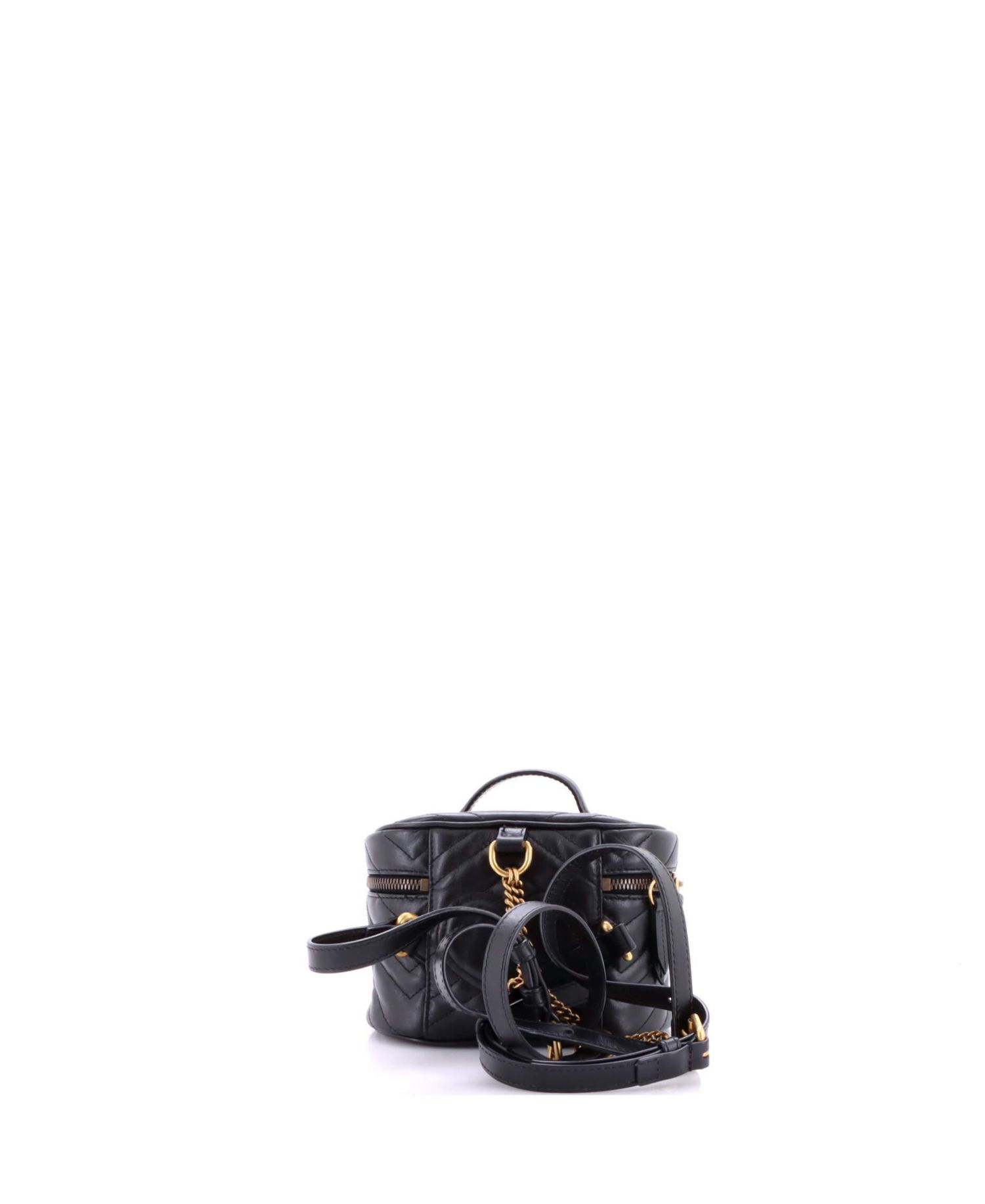 Mini GG Marmont Vanity Backpack Matelasse Leather