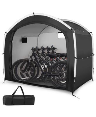 Outdoor Bike Storage Shed Tent with PU4000MM Waterproof Oxford Fabric for 5 Bikes