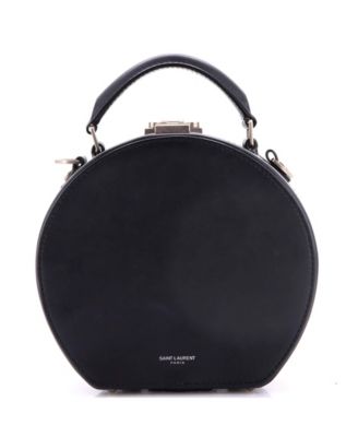 Small Mica Hatbox Bag Leather