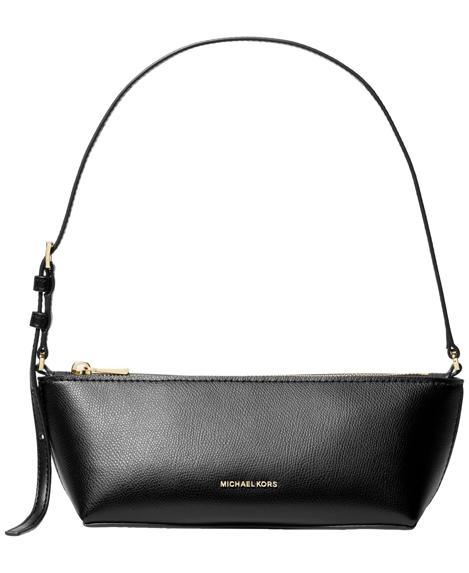 MICHAEL Laila Small East West Leather Small Pouchette Handbag