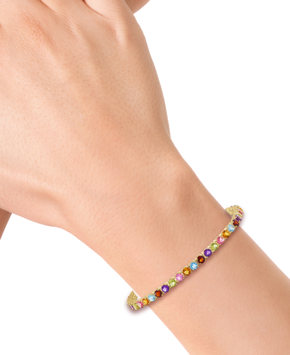 Effy Collection Multi-Gemstone (4-1/4 ct. t.w.) Bracelet in 14k Yellow Gold