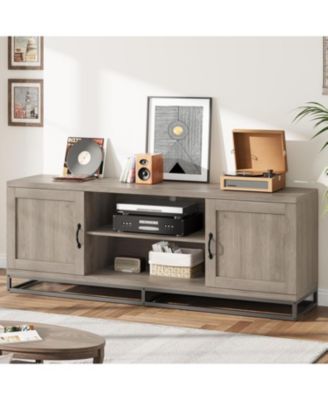 TV Stand for  TVs, Console with Adjustable
