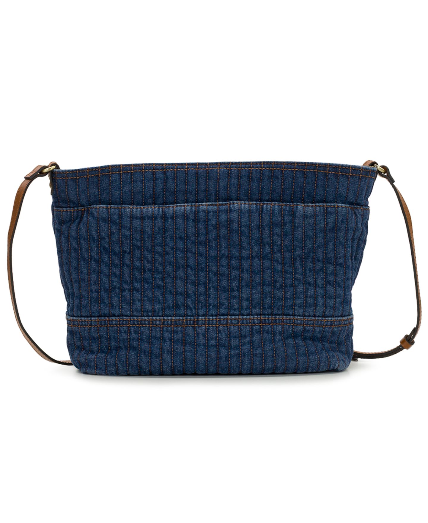 Женская сумка Patricia Nash Thora Small Quilted Denim Crossbody, цвет: Джинсовый — фото 2