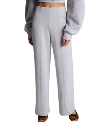Women's High-Rise Hollywood-Waist Wide-Leg Pants