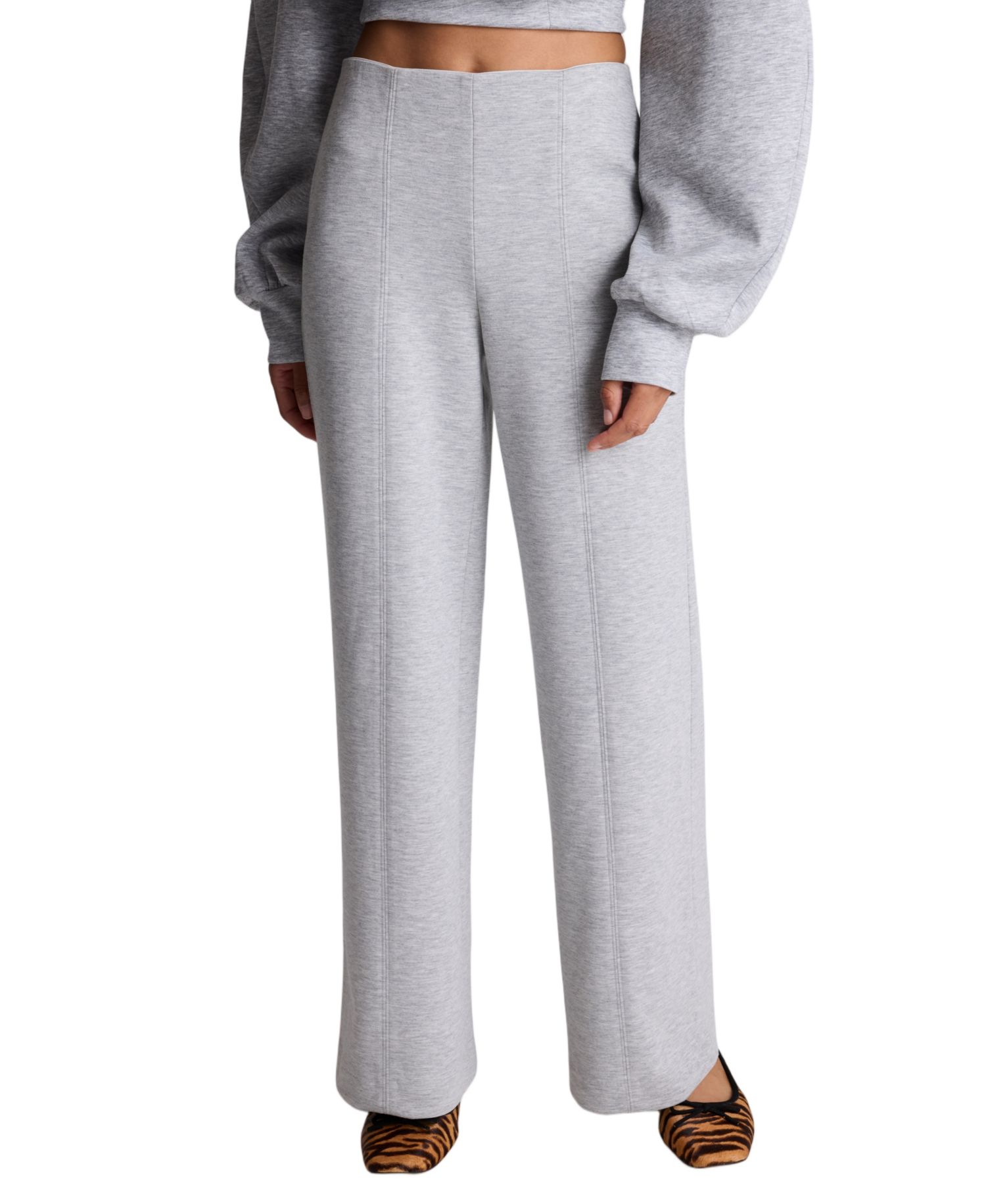 Women's High-Rise Hollywood-Waist Wide-Leg Pants