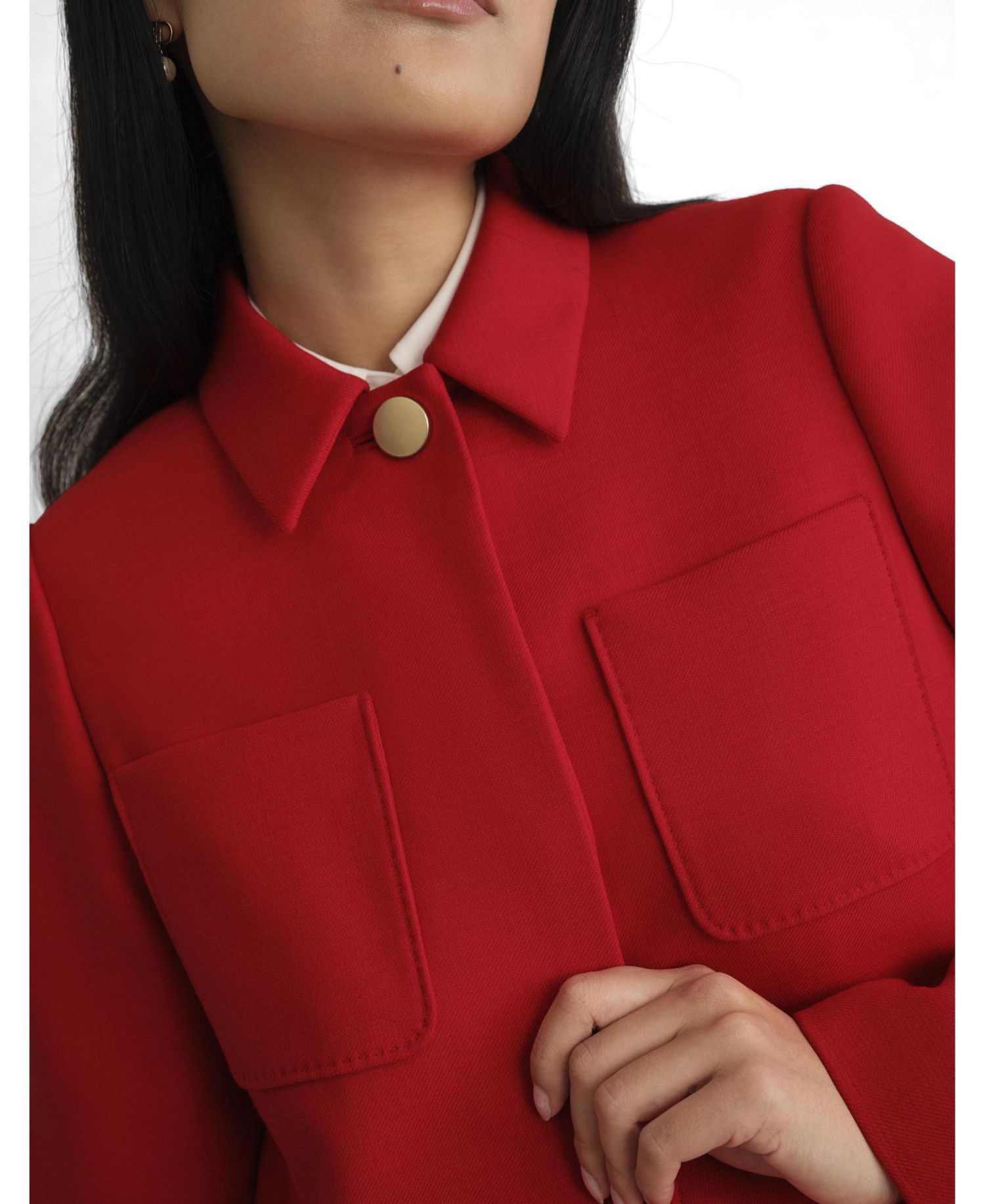 Women's Nessie Boxy Collard Jacket