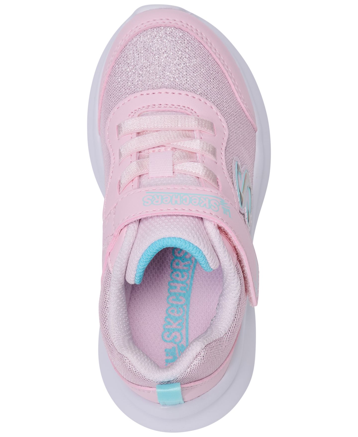 Детские кроссовки Skechers Skech Fast Sparkling Sister для девочек, Finish Line, цвет: Светлый розовый — фото 5
