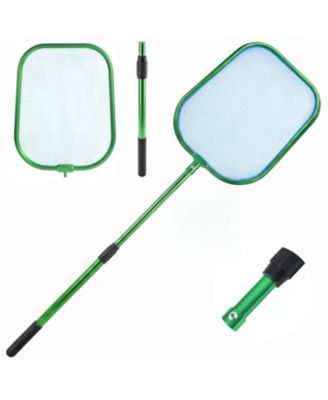 Pool Skimmer Net With Pole Aluminum Frame Handle Metal