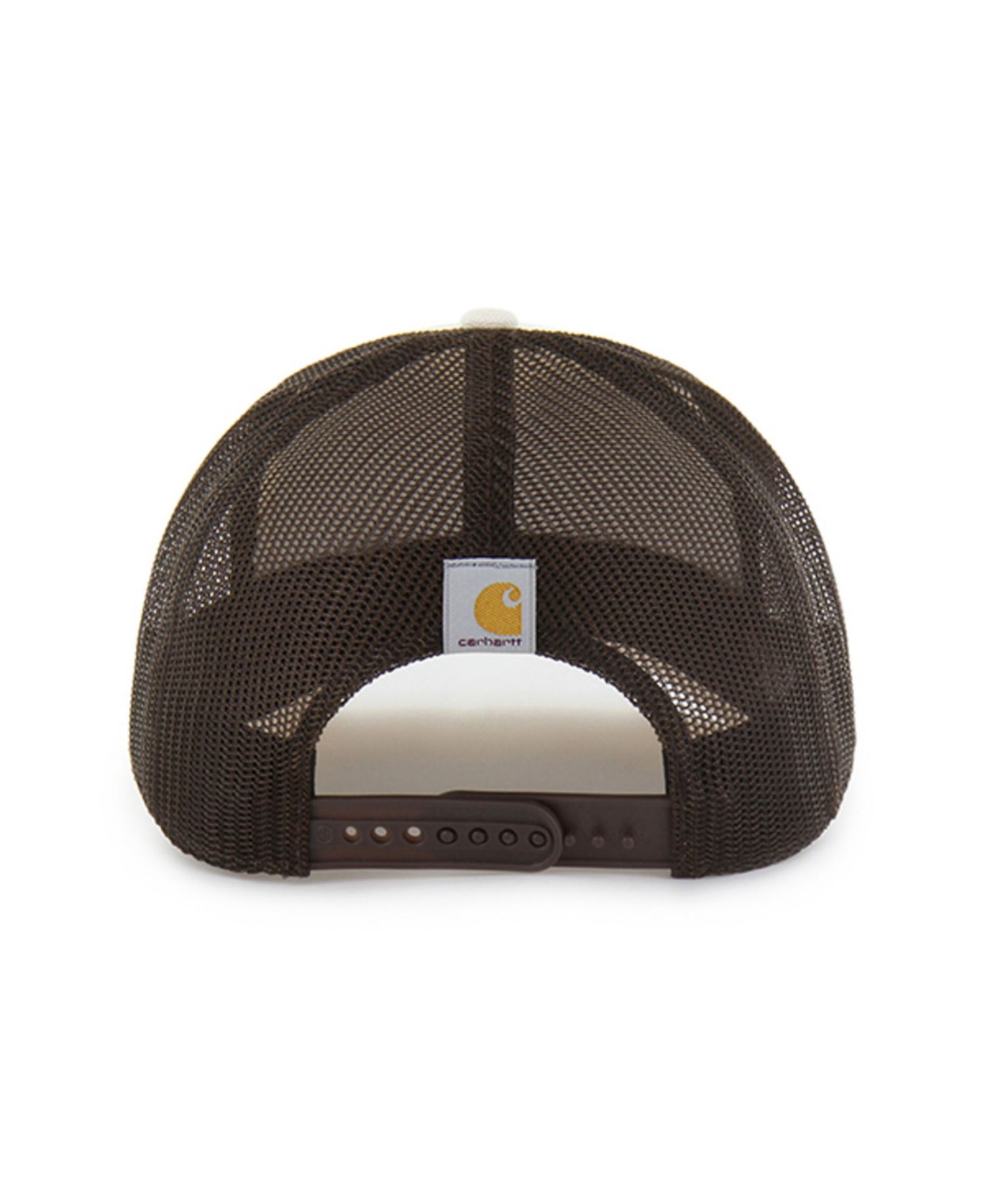 Carhartt x '47 Men's Natural/Brown Boston Red Sox Undyed Trucker Adjustable Hat