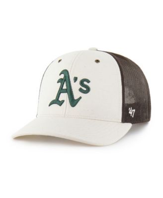 Carhartt x '47 Men's Natural/Brown Athletics Undyed Trucker Adjustable Hat