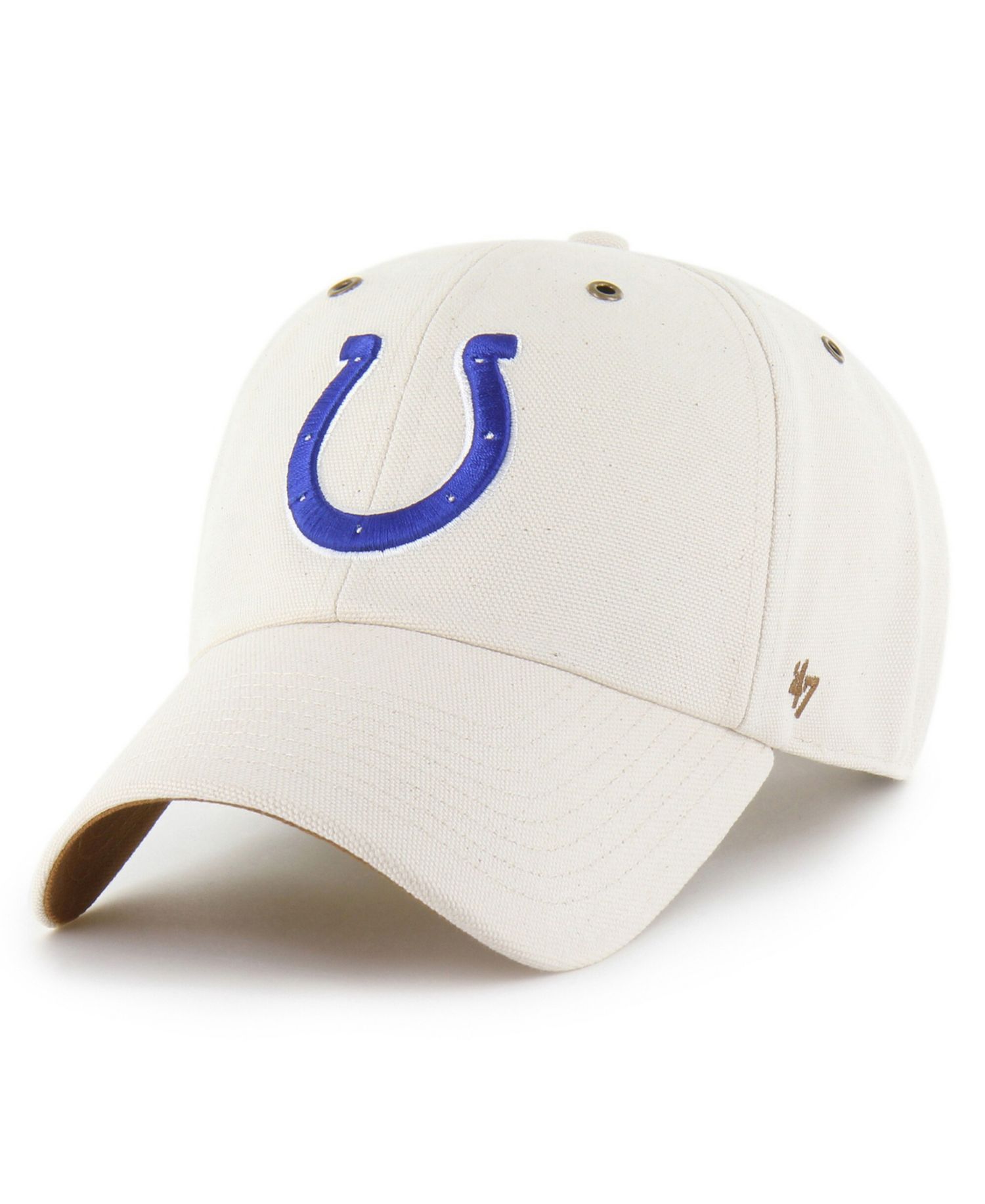 Carhartt x '47 Men's Natural Indianapolis Colts Undyed Clean Up Adjustable Hat