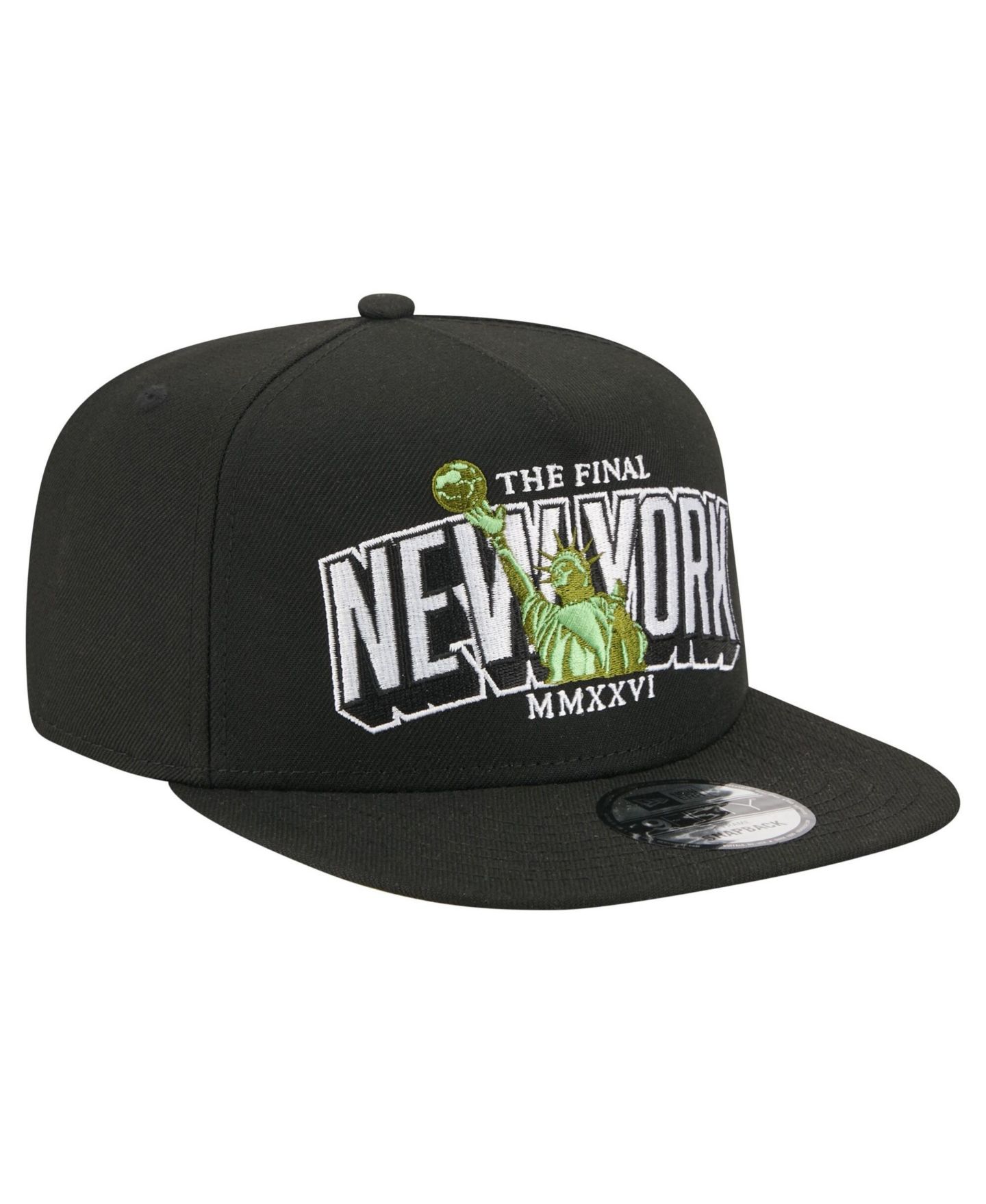Мужская кепка New Era Black The Final Match 9FIFTY A-Frame Snapback Hat — фото 3
