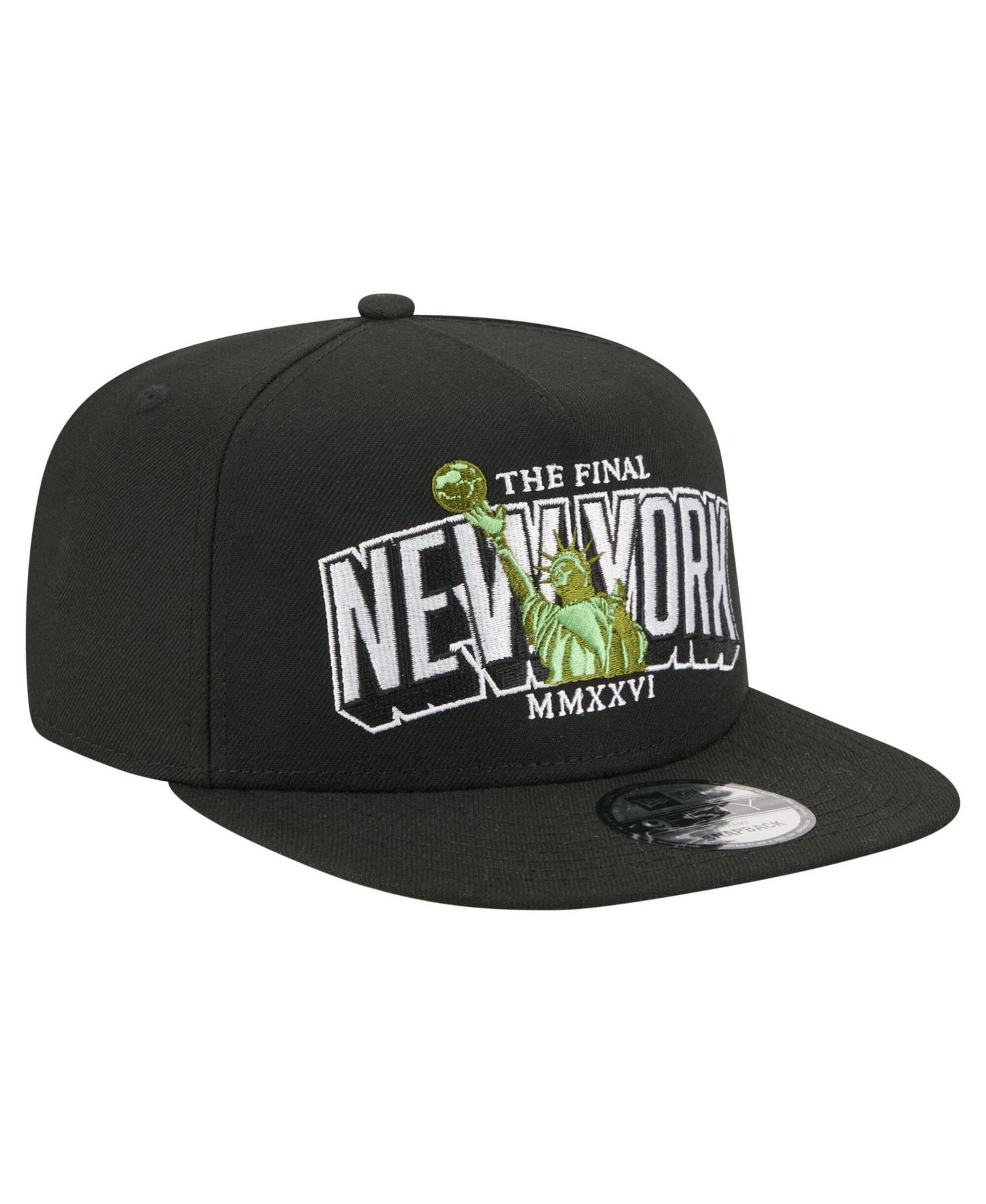 Men's Black The Final Match 9FIFTY A-Frame Snapback Hat
