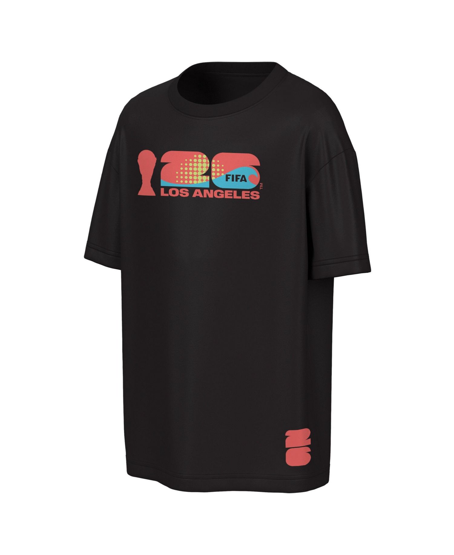 Men's Black FIFA World Cup 2026 Los Angeles Big City Poster T-Shirt